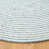 Safavieh Braided 5'-0" x 7'-0" Rug in Grey / Ivory