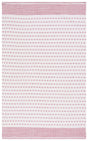 Safavieh Montauk 4'-0" x 6'-0" Rug in Red / Ivory