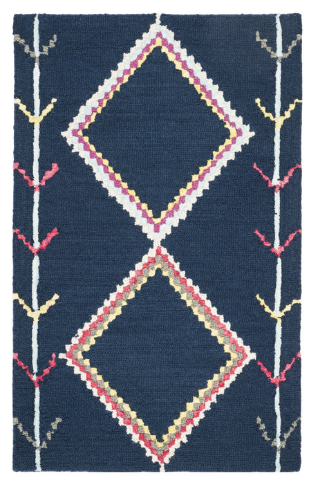 Safavieh Bellagio 2'-6" x 4'-0" Rug in Navy / Multi