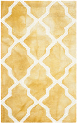 Safavieh Dip Dye 2'-0" x 3'-0" Rug in Gold / Ivory