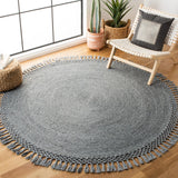 Safavieh Sahara 5'-0" x 5'-0" Rug in Charcoal