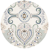 Safavieh Bella 5'-0" x 5'-0" Rug in Ivory / Blue