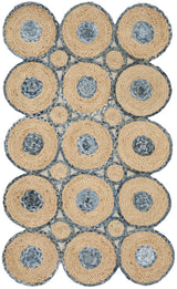 Safavieh Cape Cod 3'-0" x 5'-0" Rug in Blue / Natural