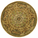 Safavieh Classic 6'-0" x 6'-0" Rug in Toupe / Light Green