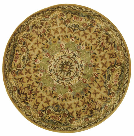 Safavieh Classic 6'-0" x 6'-0" Rug in Toupe / Light Green