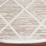 Safavieh Mila 6'-7" x 6'-7" Rug in Beige / Ivory
