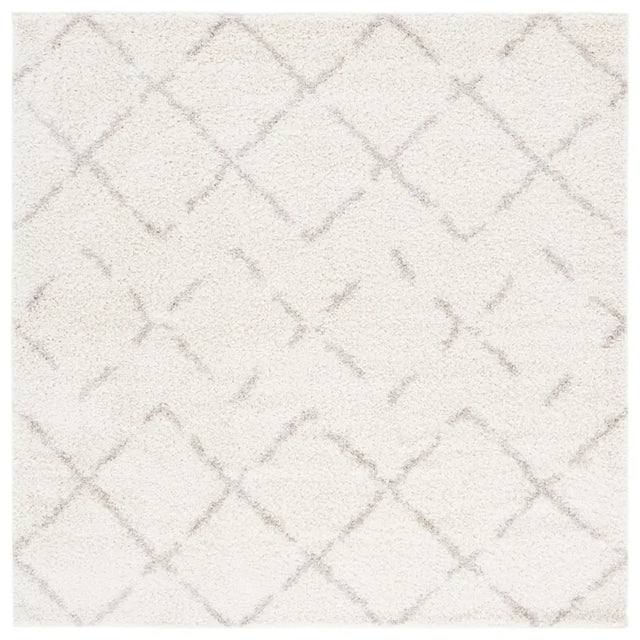 Safavieh Arizona Shag 6'-7" x 6'-7" Rug in Ivory / Beige