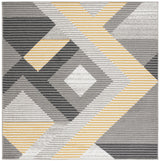 Safavieh Pyramid 6'-7" x 6'-7" Rug in Grey / Ivory Gold