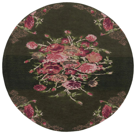 Safavieh Classic Vintage 6'-0" x 6'-0" Rug in Green / Red