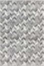 Chandra Effie EFF-52500 Black / White / Gray rug, flat view