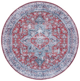 Safavieh Tucson 6'-0" x 6'-0" Rug in Red / Navy