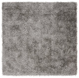 Safavieh Shag 7'-0" x 7'-0" Rug in Grey / Grey