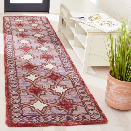 Safavieh Aspen 2'-3" x 9'-0" Rug in Red / Pink