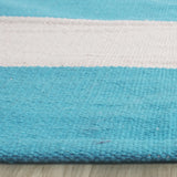 Safavieh Montauk 2'-3" x 7'-0" Rug in Turquoise / Ivory