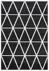 Safavieh Adirondack 4'-0" x 6'-0" Rug in Black / Ivory