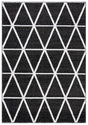 Safavieh Adirondack 4'-0" x 6'-0" Rug in Black / Ivory