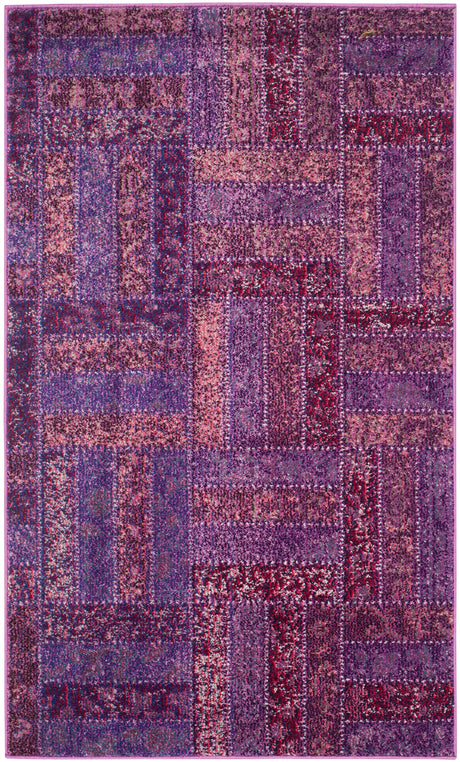 Safavieh Monaco 3'-0" x 5'-0" Rug in Purple / Multi