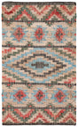 Safavieh Kilim 3'-0" x 5'-0" Rug in Natural / Red