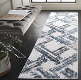 Safavieh Kingston 2'-2" x 8'-0" Rug in Blue / Ivory