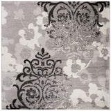 Safavieh Adirondack 7'-0" x 7'-0" Rug in Silver / Ivory