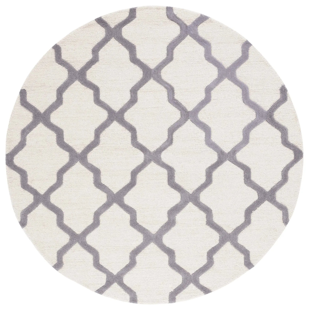 Safavieh Cambridge 6'-0" x 6'-0" Rug in Ivory / Silver
