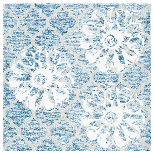 Safavieh Glamour 6'-0" x 6'-0" Rug in Navy / Ivory