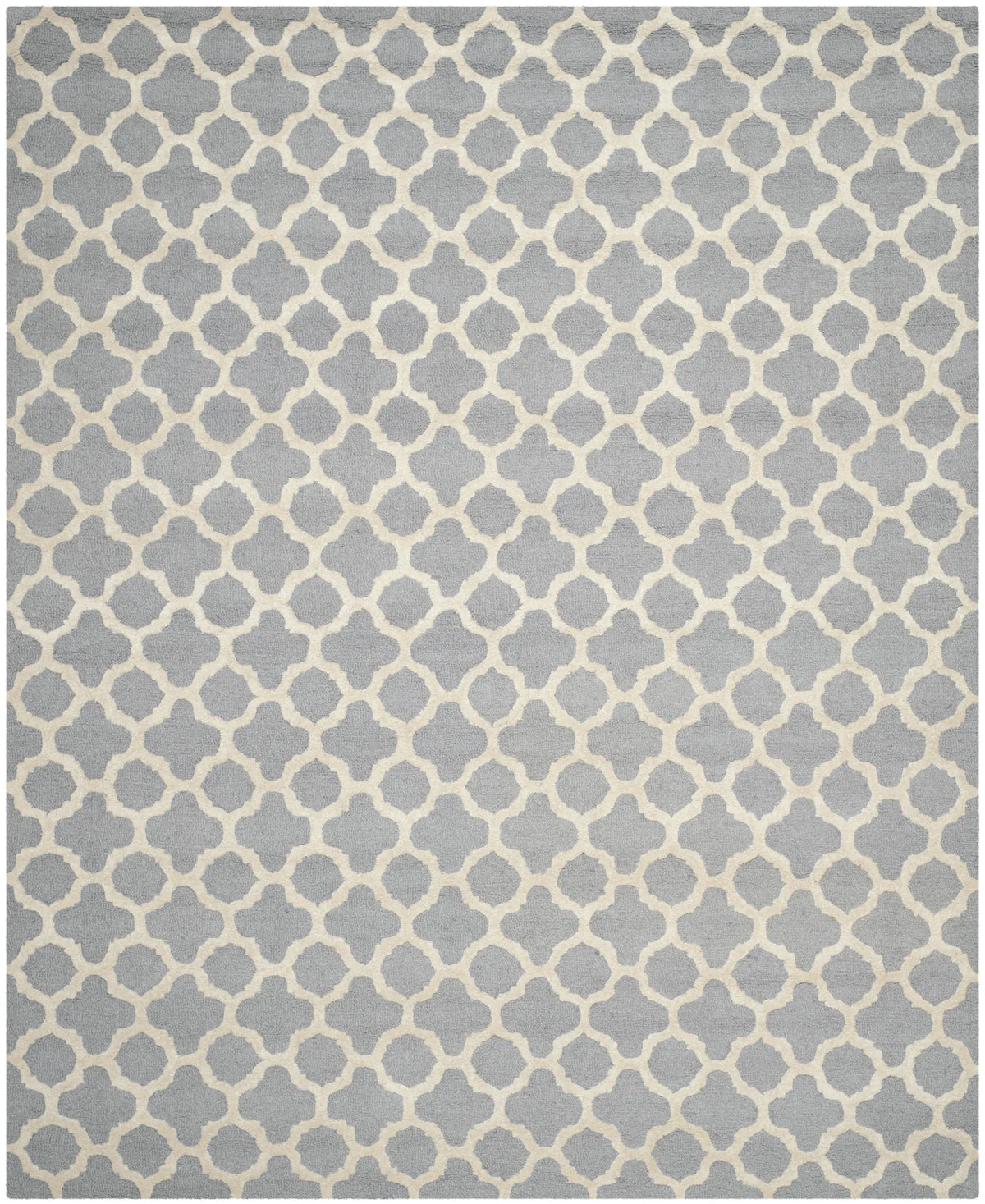 Safavieh Cambridge 10'-0" x 14'-0" Rug in Silver / Ivory