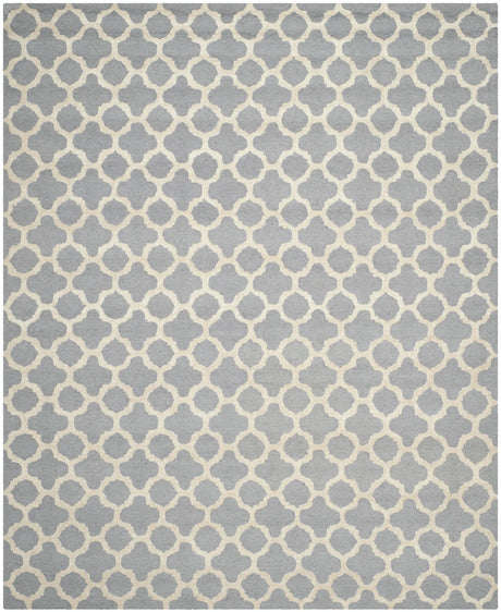 Safavieh Cambridge 10'-0" x 14'-0" Rug in Silver / Ivory