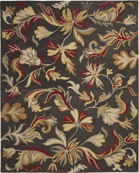 Safavieh Jardin 8'-0" x 10'-0" Rug in Dark Grey / Multi