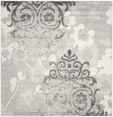 Safavieh Adirondack 5'-0" x 5'-0" Rug in Silver / Ivory