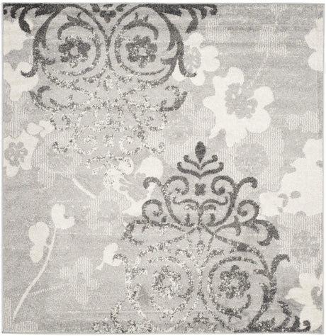 Safavieh Adirondack 5'-0" x 5'-0" Rug in Silver / Ivory