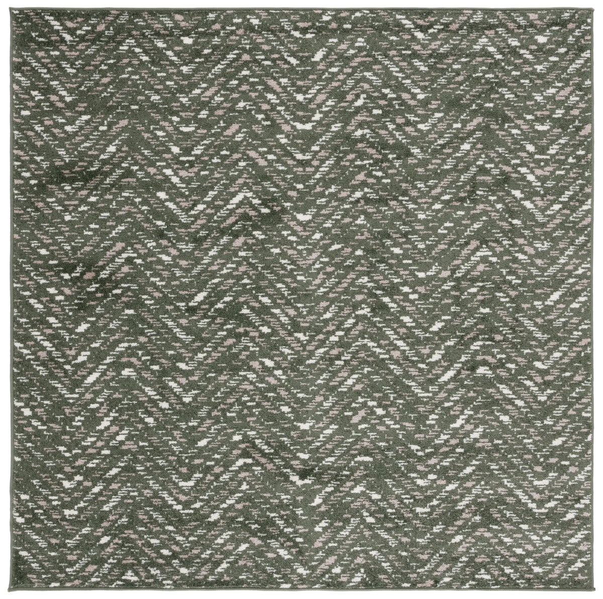 Safavieh Adirondack 6'-0" x 6'-0" Rug in Dark Green / Ivory