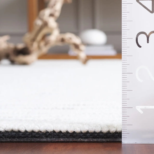 Safavieh Casablanca 4'-0" x 6'-0" Rug in Ivory / Black