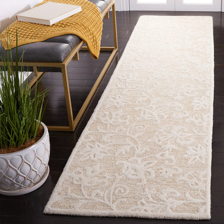 Safavieh Metro 2'-3" x 9'-0" Rug in Gold / Ivory