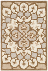 Safavieh Bellagio 2'-0" x 3'-0" Rug in Ivory / Dark Beig