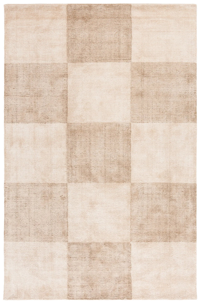 Safavieh Indo Nepal 6'-0" x 9'-0" Rug in Brown / Ivory