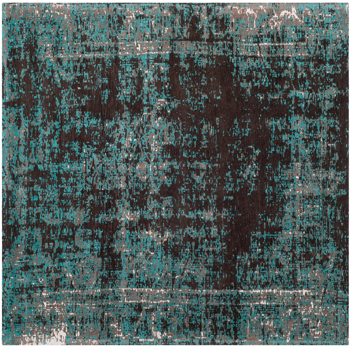 Safavieh Classic Vintage 6'-0" x 6'-0" Rug in Teal / Brown
