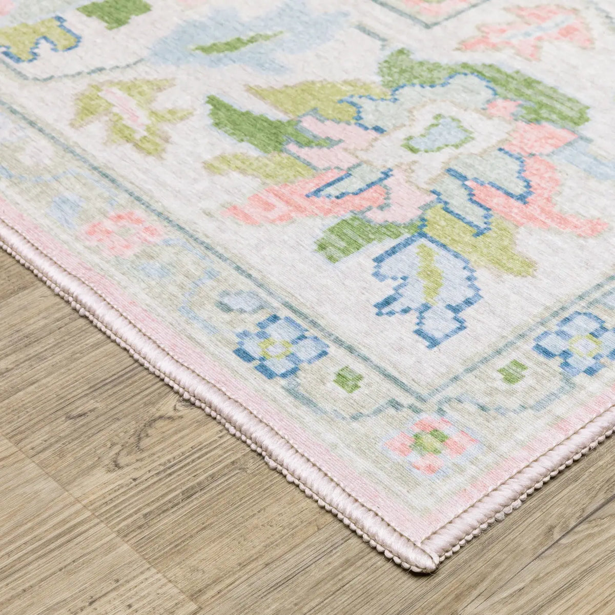 Oriental Weavers Sphinx Addison ADD04 Green Rugs - corner detail
