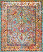Safavieh Crystal 10'-0" x 14'-0" Rug in Light Blue / Orange