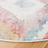 Safavieh Phoenix 500 6'-7" x 6'-7" Rug in Blue / Red