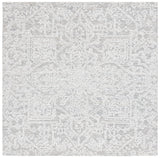 Safavieh Ebony 6'-0" x 6'-0" Rug in Grey / Ivory