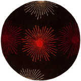 Safavieh Soho 6'-0" x 6'-0" Rug in Brown / Multi