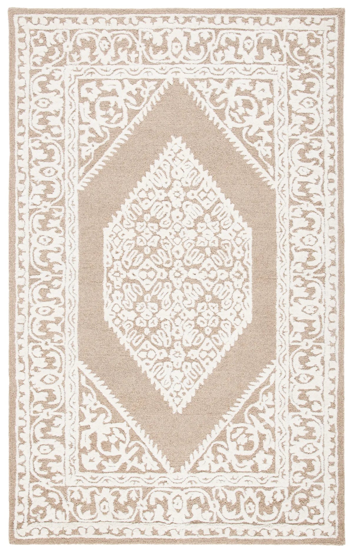 Safavieh Metro 5'-0" x 8'-0" Rug in Ivory / Brown