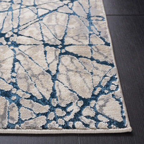 Safavieh Meadow 4'-0" x 6'-0" Rug in Navy / Ivory