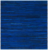 Safavieh Rag Rug 6'-0" x 6'-0" Rug in Blue / Multi