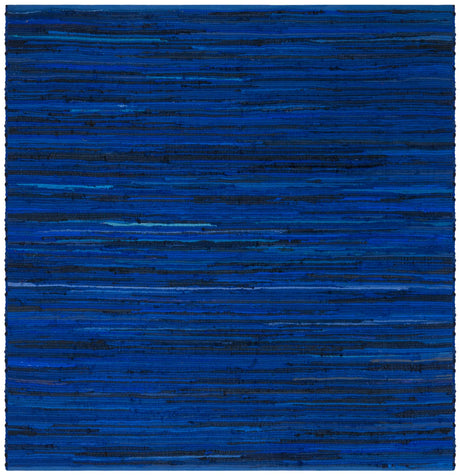 Safavieh Rag Rug 6'-0" x 6'-0" Rug in Blue / Multi