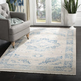 Safavieh Vintage Persian 4'-0" x 6'-0" Rug in Ivory / Blue