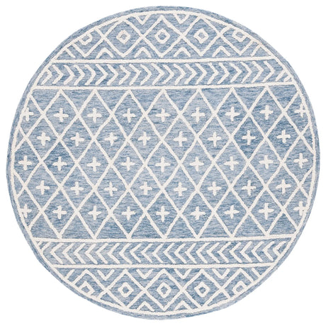 Safavieh Metro 6'-0" x 6'-0" Rug in Blue / Ivory