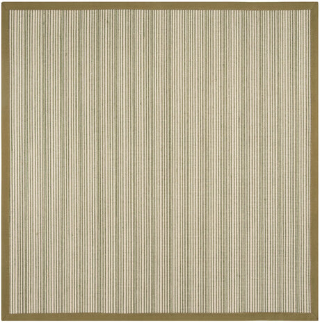 Safavieh Natural Fiber 6'-0" x 6'-0" Rug in Multi / Green