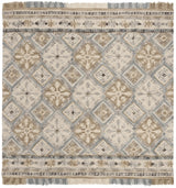 Safavieh Blossom 6'-0" x 6'-0" Rug in Beige / Light Blue